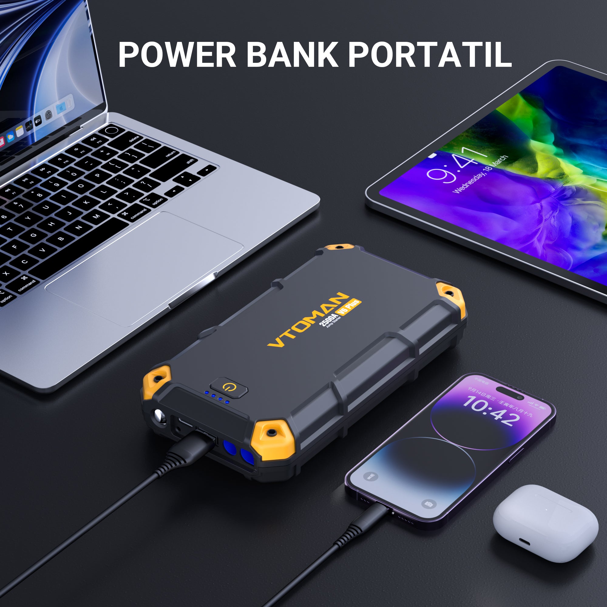 VTOMAN V6 Plus Jump Starter